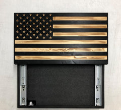 American Flag Gun Box with Magnetic Lock