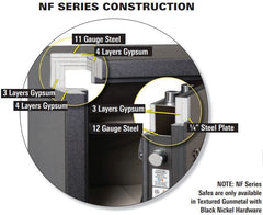 AMSEC NF6032E5 Rifle & Gun Safe with ESL5 Electronic Lock