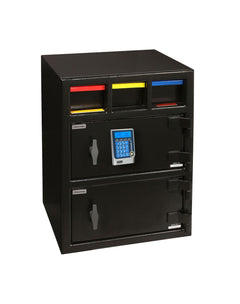 AMSEC MM28203-Drop-ESLAUDIT 3 Drop Double Door Deposit Safe with ESLAudit Lock