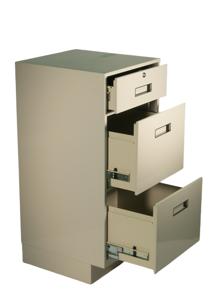 Fenco F-210 Pedestal Unit with 1 Locking Box Drawer and 2 Legal Drawers