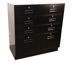 Fenco F-213 Pedestal Unit with 6 Box Drawers Over 2 Legal Drawers