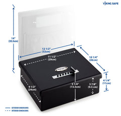 Viking VS-12SX Handgun Safe with Simplex Lock