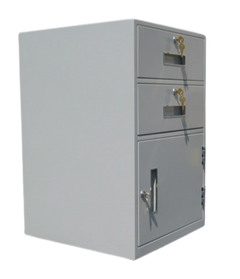 Fenco F-604 Lowboy Pedestal Unit with 2 Locking Box Drawers
