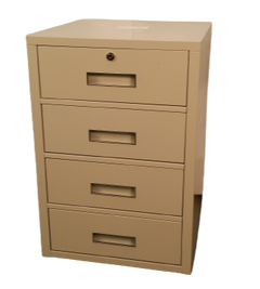 Fenco F-608 Lowboy Pedestal Unit with 4 Box Drawers (Top 2 Locking Drawers)