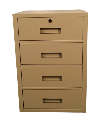 Fenco F-608 Lowboy Pedestal Unit with 4 Box Drawers (Top 2 Locking Drawers)