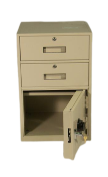 Fenco F-620 Lowboy Pedestal Unit with 2 Locking Box Drawers
