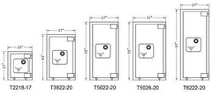 Access T2218-17 DuraVault TL-15 High Security Burglar Fire Safe