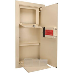 Barska AX12408 Biometric Wall Safe Beige