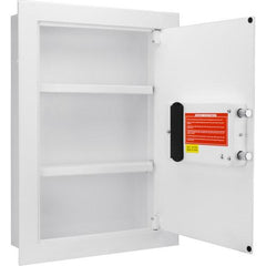 Barska AX13030 White Biometric Wall Safe