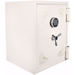 Barska AX13614 Keypad Fireproof Large Jewelry Safe - White