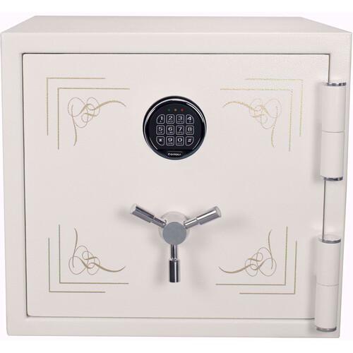 Barska AX13616 Keypad Fireproof Jewelry Safe - White