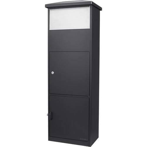 Barska BRCB13332 Black Parcel Mailbox with Package Compartment MPB-600 - Refurbished