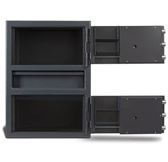 AMSEC MM2820CTR-Drop-ESLAudit Center Drop Double Door Deposit Safe with ESLAudit Lock