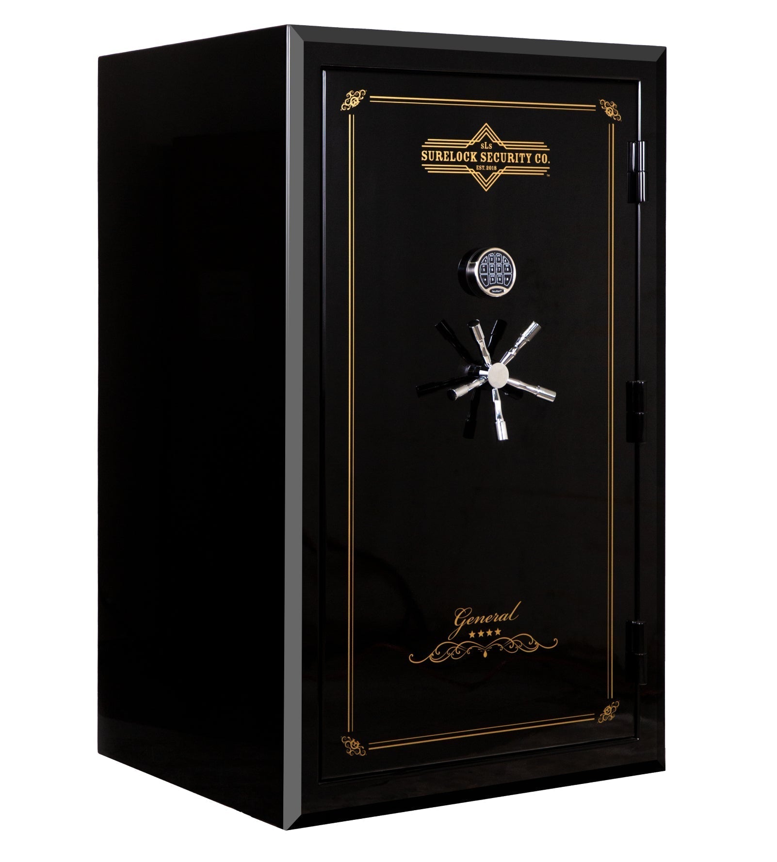 Surelock Security Header Surelock Security SLSGN-35B Gen II General Bevel Series Gun Safe ...