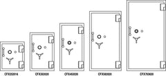 AMSEC CFX352020 AMVAULTx6 High Security Burglar Fire Safe