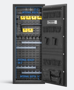 SecureIt ANS-59-08-PRO-YLW Answer Series Model 8 Pro Heavy Duty Ultralight Gun Safe