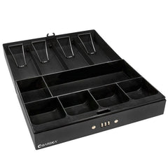 Barska CB11794 17" Cash Box With 6 Compartment Tray