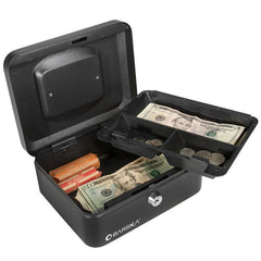 Barska CB11830 8" Cash Box with Key Lock