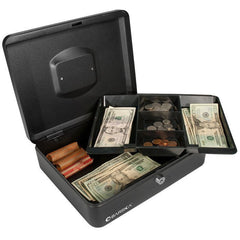 Barska CB11834 12" Cash Box with Key Lock