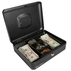 Barska CB11834 12" Cash Box with Key Lock