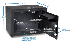 Viking VS-25DBLX Small Depository Biometric Safe