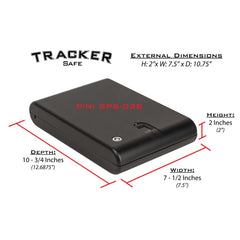 Tracker SPS-03B Small Pistol Safe with Biometric Lock