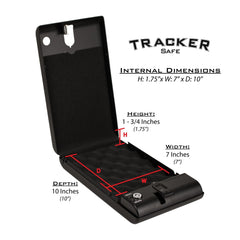 Tracker SPS-04B Small Pistol Safe with Biometric Lock