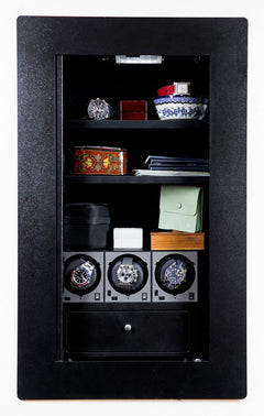 BlumSafe 301504-US Luxury Watch Winder Wall Safe USA Built Gen 2.0