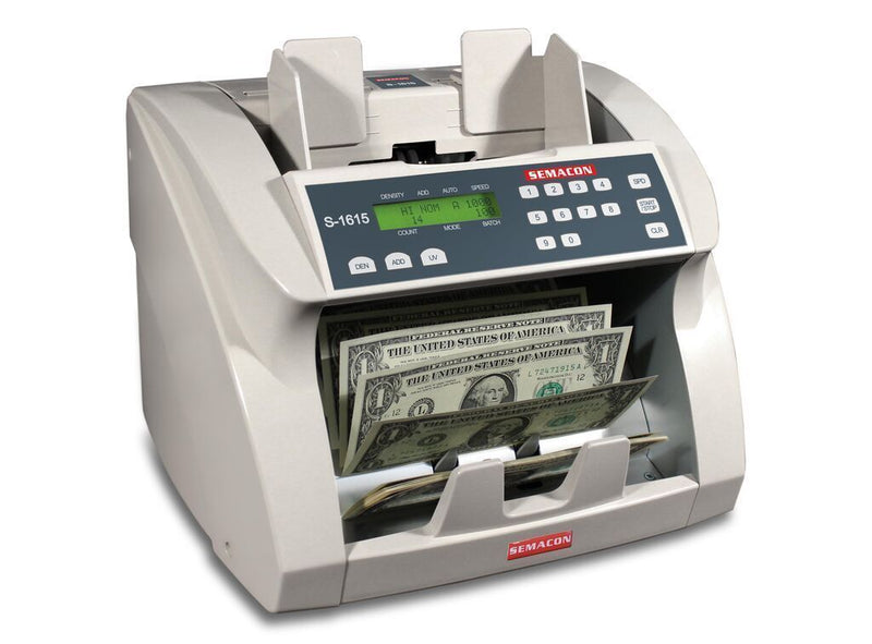 Semacon S-1615 Bank Grade Currency Counter (UV CF) S1615