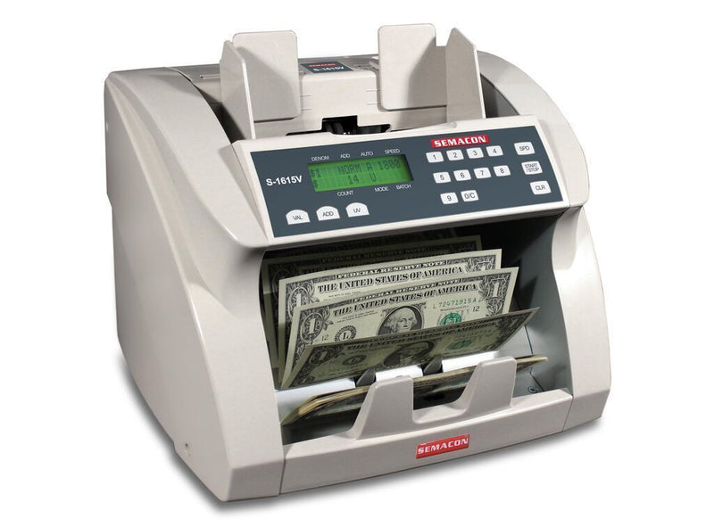 Semacon S-1615V Bank Grade Currency Value Counter (UV CF) S1615V