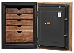 Phoenix DBAUM 700 Luxury Safe w/ Genuine Walnut Exterior Door Front