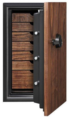 Phoenix DBAUM 800 Luxury Safe with Genuine Walnut Exterior Door Front