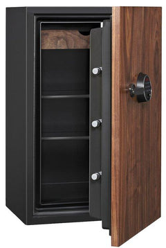 Phoenix DBAUM 800 Luxury Safe with Genuine Walnut Exterior Door Front