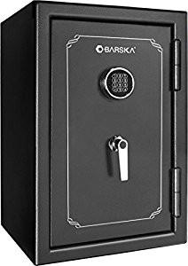 Barska AX12674 4.40 Cubic Foot Fireproof Vault Safe, Black - Refurbished