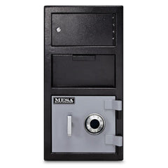 Mesa MFL2014EOLK Front Drop Depository Safe With Top Locker