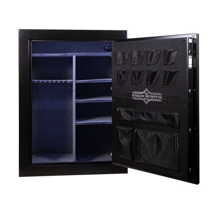 Police Surelock Surelock Security SLSLT-68B Gen II Lieutenant Bevel Series Gun Safe ...