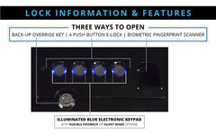 Stealth STL-HH-SAFE-BIO Biometric Handgun Hanger Safe