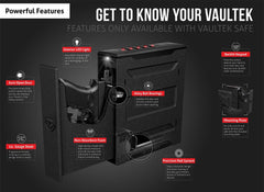 Vaultek SL20-BK Slider Series Pistol Safe