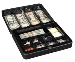 Honeywell 6113 Deluxe Steel Cash Box with Key Lock