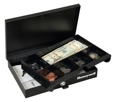 Honeywell 6212 Low Profile Steel Cash Box with Key Lock