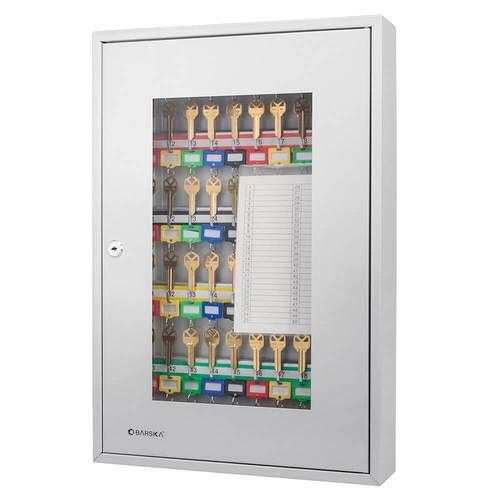 Barska CB12950 50 Position Key Cabinet Grey with Glass Door