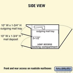 Salsbury Designer Roadside Mailbox