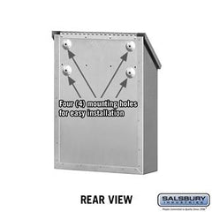 Salsbury Stainless Steel Mailbox - Decorative - Vertical Style