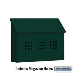 Salsbury Traditional Mailbox - Decorative - Horizontal Style