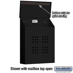 Salsbury Traditional Mailbox - Decorative - Vertical Style