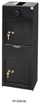 Perma-Vault PV-1234-KK Dual Compartment Rotary Depository Safe