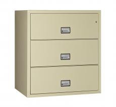 Phoenix Safe LAT3W31 31" 3 Drawer Lateral Size Fire File Cabinet