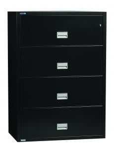 Phoenix Safe LAT4W31 31" 4 Drawer Lateral Size Fire File Cabinet