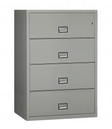 Phoenix Safe LAT4W31 31" 4 Drawer Lateral Size Fire File Cabinet