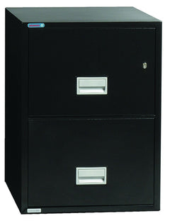 Phoenix Safe LGL2W25 25 inch 2 Drawer Legal Size Fire File Cabinet